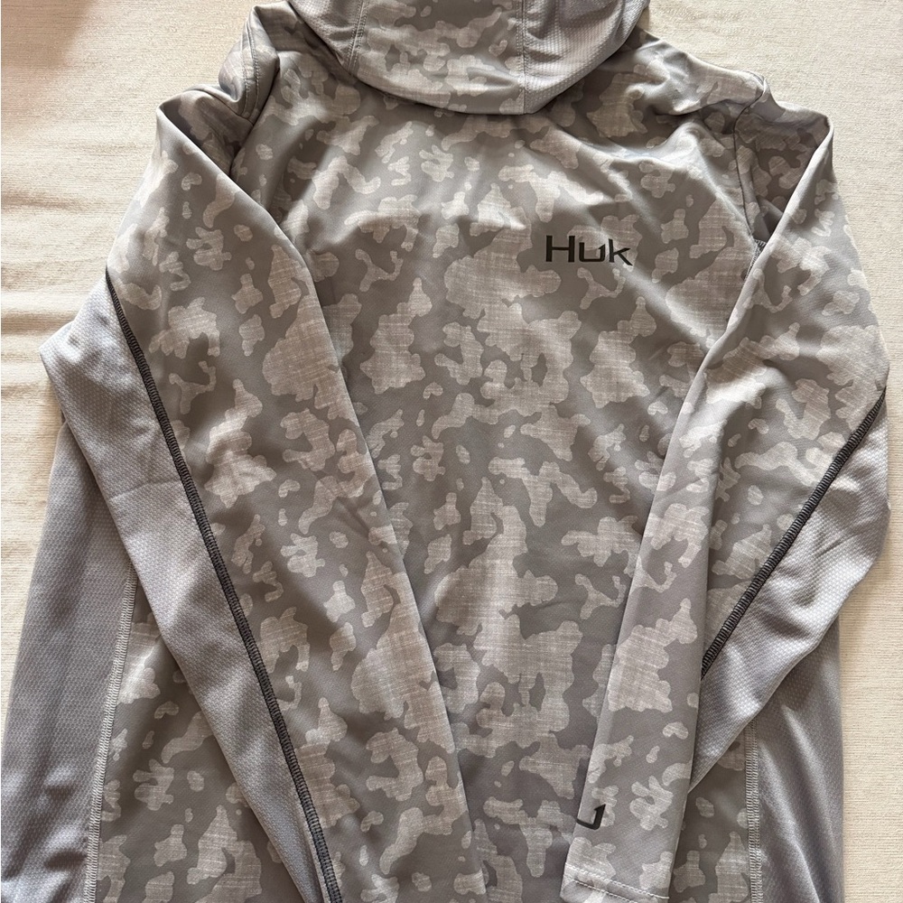 Huk Gray Camo Hoodie